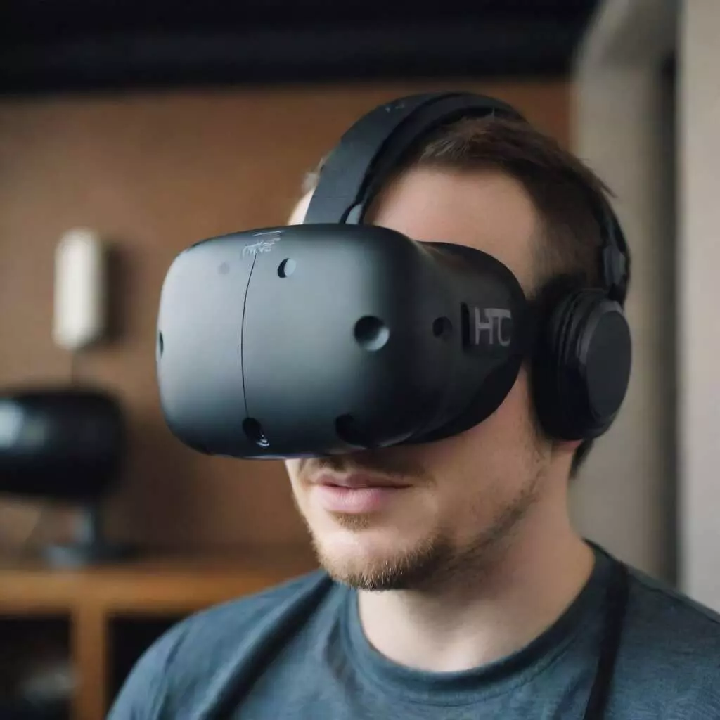 Шлемом виртуальной реальности htc vive